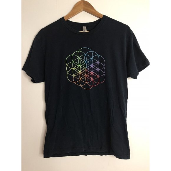 Coldplay A Head Full Of Dreams World Tour 2017 Shirt Size M - Picture 1 of 6